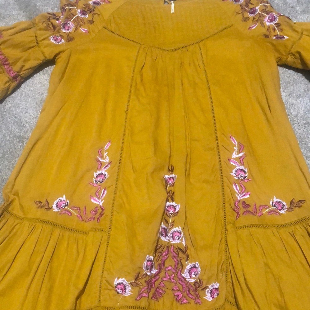 Free people pavlo cotton embroidered dress